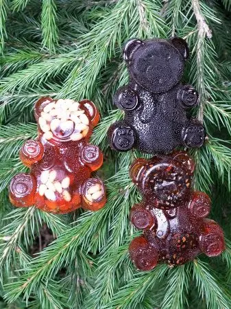 Мармелад сосновый МИШКА на пектине с сосновой шишкой Мармелад сосновый МИШКА на пектине с сосновой шишкой